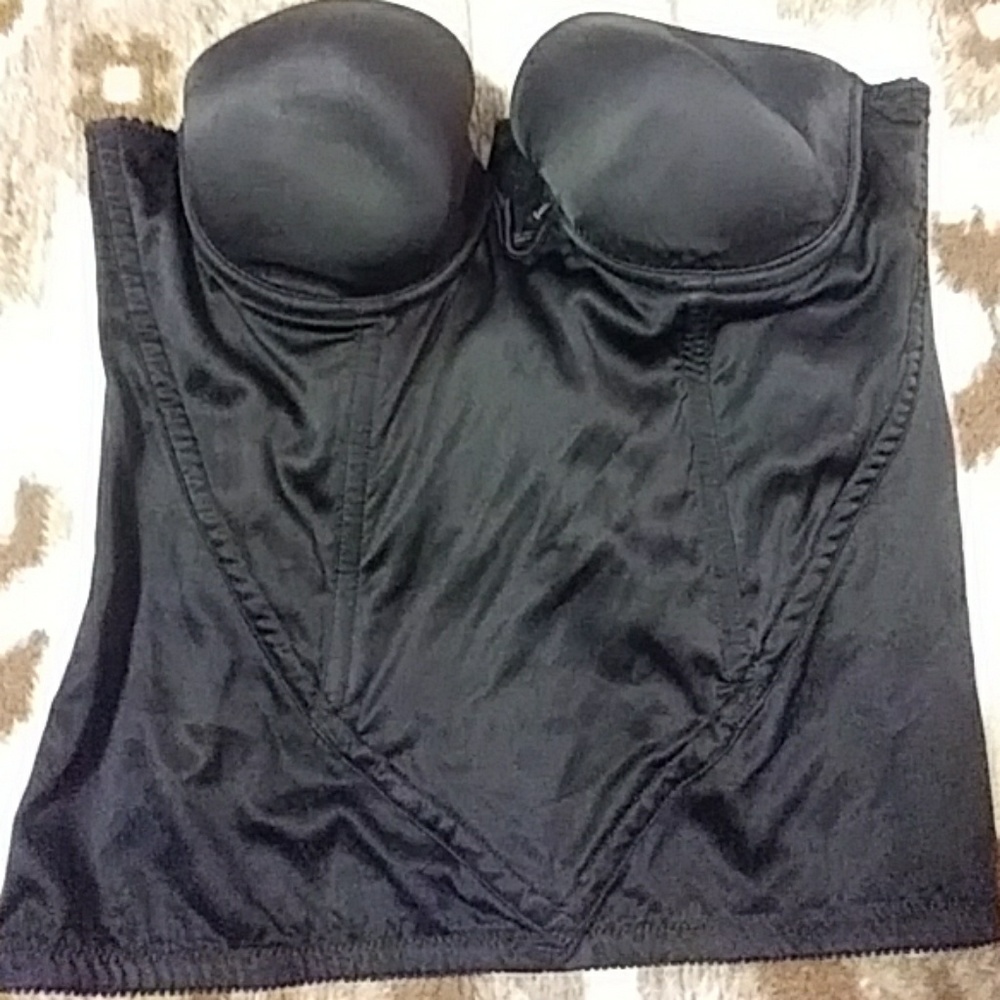 Strapless corset bra